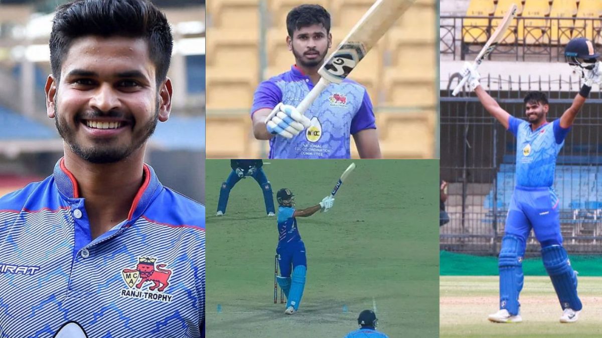 6,6,6,6,6,4,4,4..... Shreyas Iyer created havoc in the domestic T20 for Mumbai, scored 147 runs in 55 balls, hit 7 fours, 15 sixes