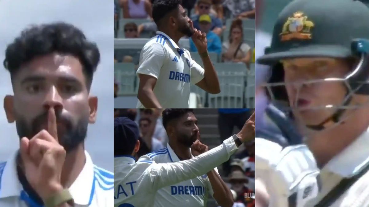 WATCH: Mohammad Siraj crossed all limits, did something like this after being dismissed by Smith