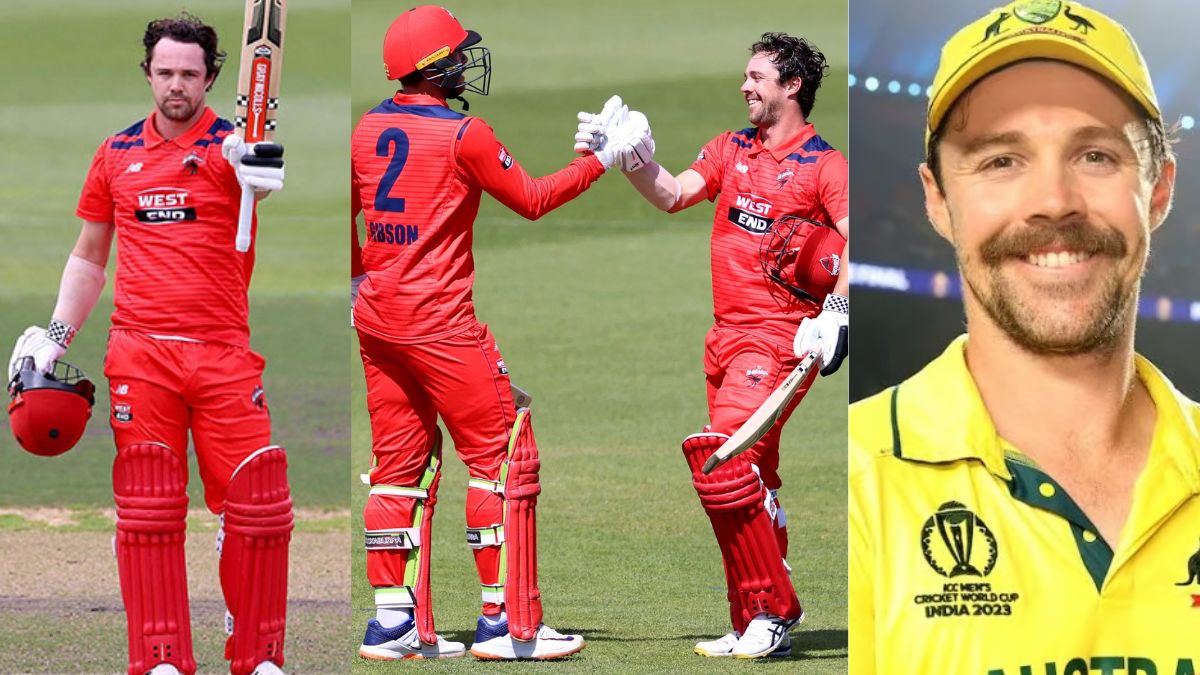 6,6,6,6,6,6.... Travis Head, who came to play domestic ODI, washed away the innings there too, created history by playing an innings of 230 runs in 50 over cricket