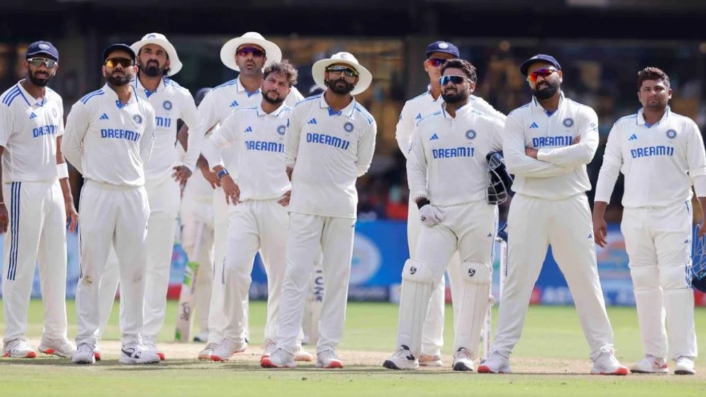 Team India came out for the 5 match test series against Australia, Gill (captain), Pant, KL, Bumrah......