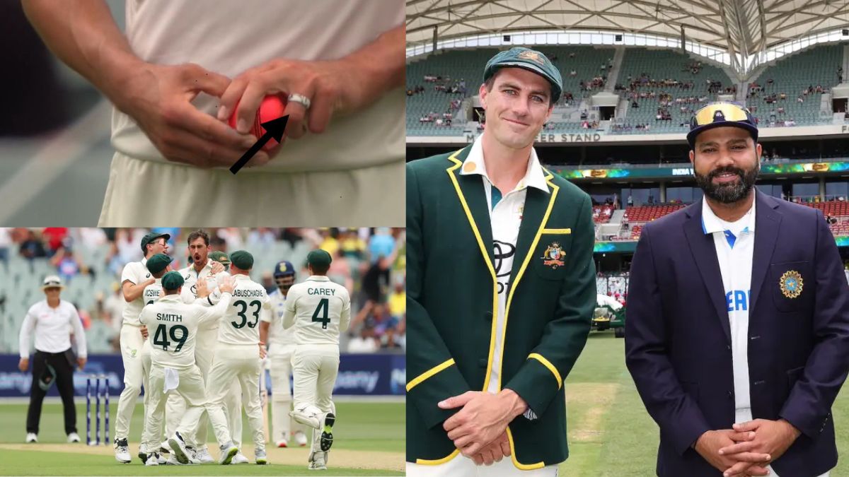 एडिलेड टेस्ट में चीटिंग करता पकड़ा गया ये कंगारू गेंदबाज, गेंद के साथ छेड़छाड़ करते तस्वीर हुई वायरल 1