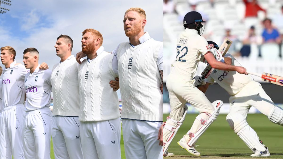 Embarrassing start, but the end was historic, after being reduced to 15, the English team won by 155 runs, 2 batsmen scored centuries to win.