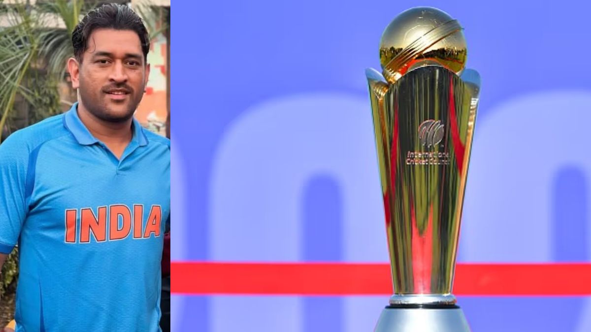 Fans got a big surprise, Dhoni again wore Team India's jersey for Champions Trophy 2025.