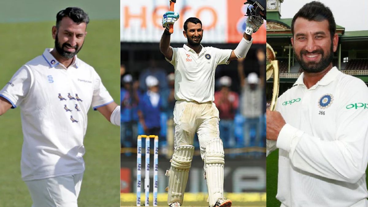 49 fours-1 six..', Cheteshwar Pujara became the shield of the team, tired out the bowlers and scored runs for 548 minutes, hit a triple century in just so many balls