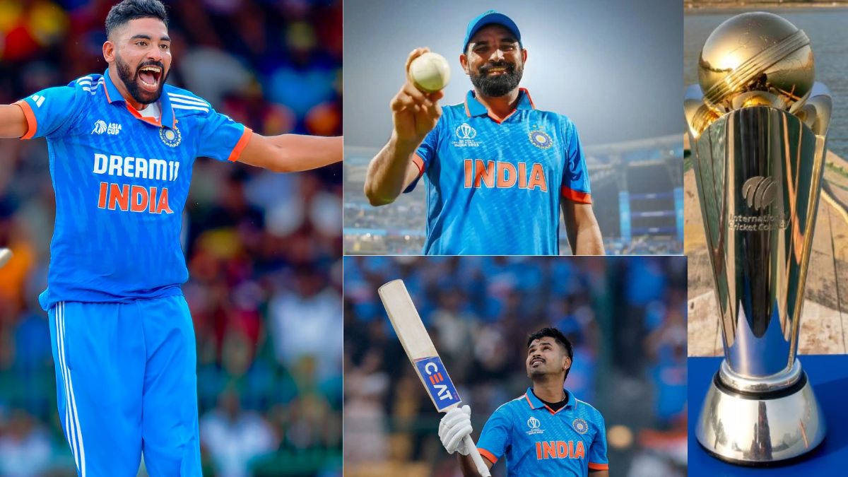 India's strong playing eleven announced for Champions Trophy, Shami-Siraj-Iyer also included