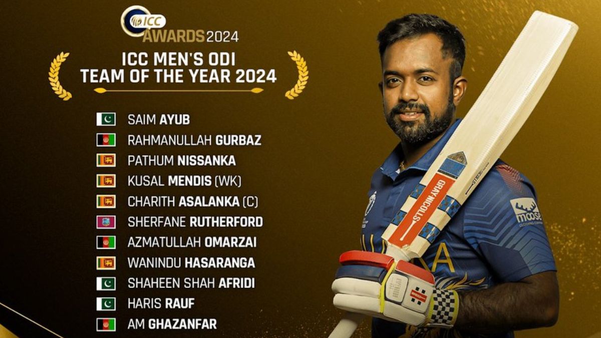 ICC Odi Team of the Year 2024 
