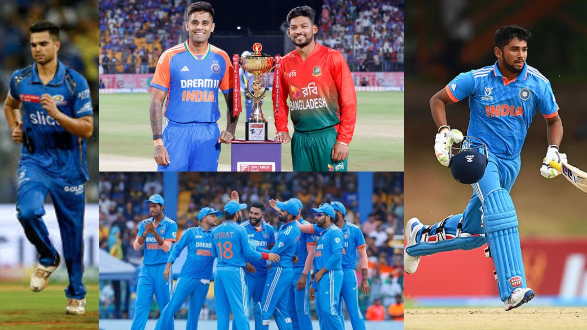 Sarfaraz Khan's brother gets a chance, Arjun Tendulkar debuts, raw 15-member Indian team ready for Bangladesh T20 series!