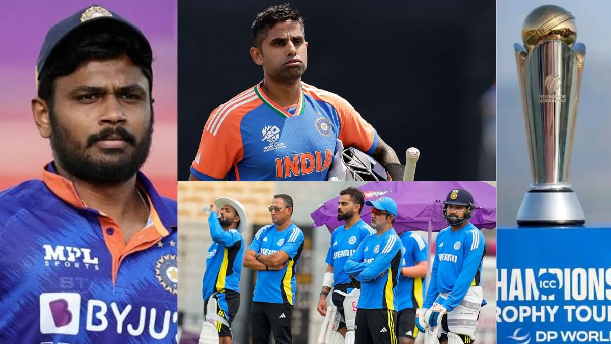 Sanju-Surya's card cut, Sundar's surprise entry, Team India's squad for Champions Trophy revealed