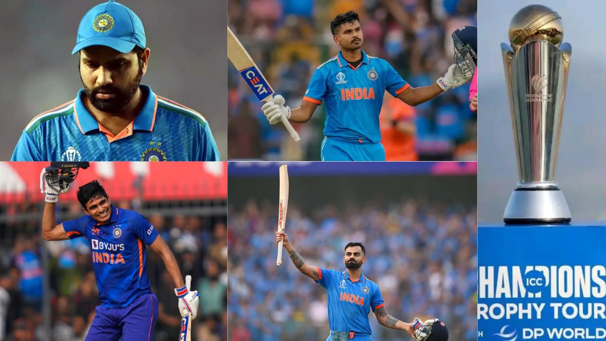 Team India's squad came forward for the Champions Trophy, the team included Rohit Sharma, Shubman Gill, Yashasvi Jaiswal, Virat Kohli, Shreyas Iyer......