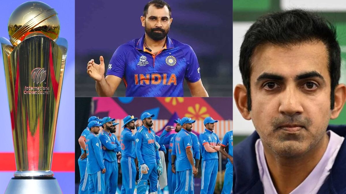 Mohammed Shami removed from Champions Trophy playing eleven! Coach Gambhir will replace his son by giving place to him.