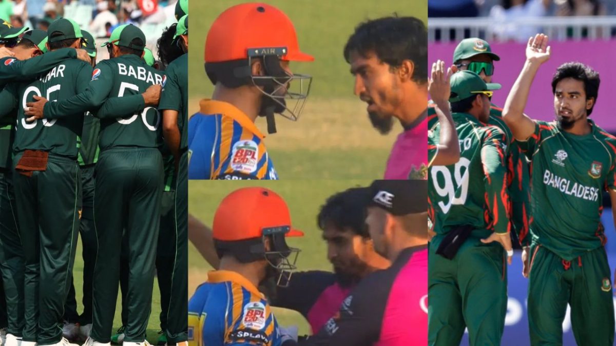 There was a fierce fight on the cricket field, due to this Bangladesh and Pakistan players started beating each other