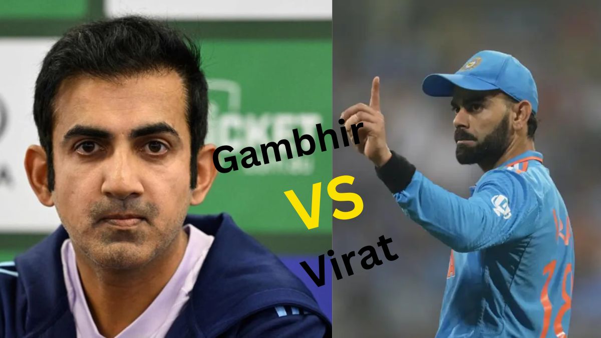 Mahajang is going to break out between Gambhir and Kohli, Virat refused to accept the coach's words.