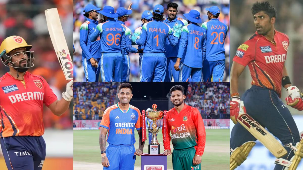 India's 15-member team fixed for the T20 series against Bangladesh! Youngsters like Prabhasimran-Shashank get a chance to debut