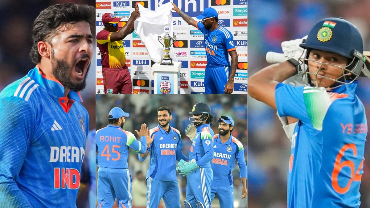 15-member team India appeared for 5 T20 matches against West Indies, return of Parag-Jaiswal-Reddy