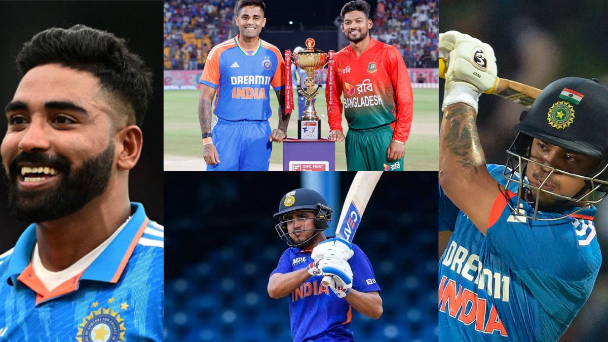 Indian team announced for Bangladesh ODI! Shubman captain, 7 players including Siraj-Ishaan returned