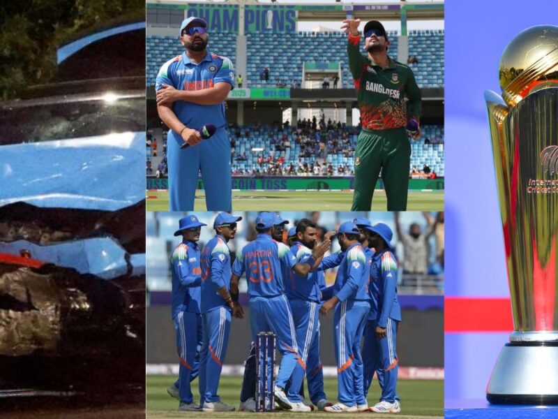 Bad news came from Team India after winning the match against Bangladesh, the captain's car met with a terrible accident