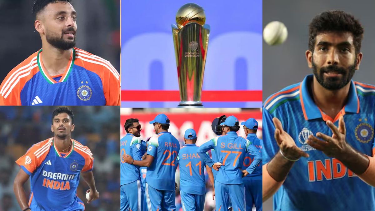 चैंपियंस ट्रॉफी से वाशिंगटन सुंदर बाहर! वरुण चक्रवर्ती की एंट्री, बुमराह पर संशय, अब ऐसा हैं 15 सदस्यीय दल