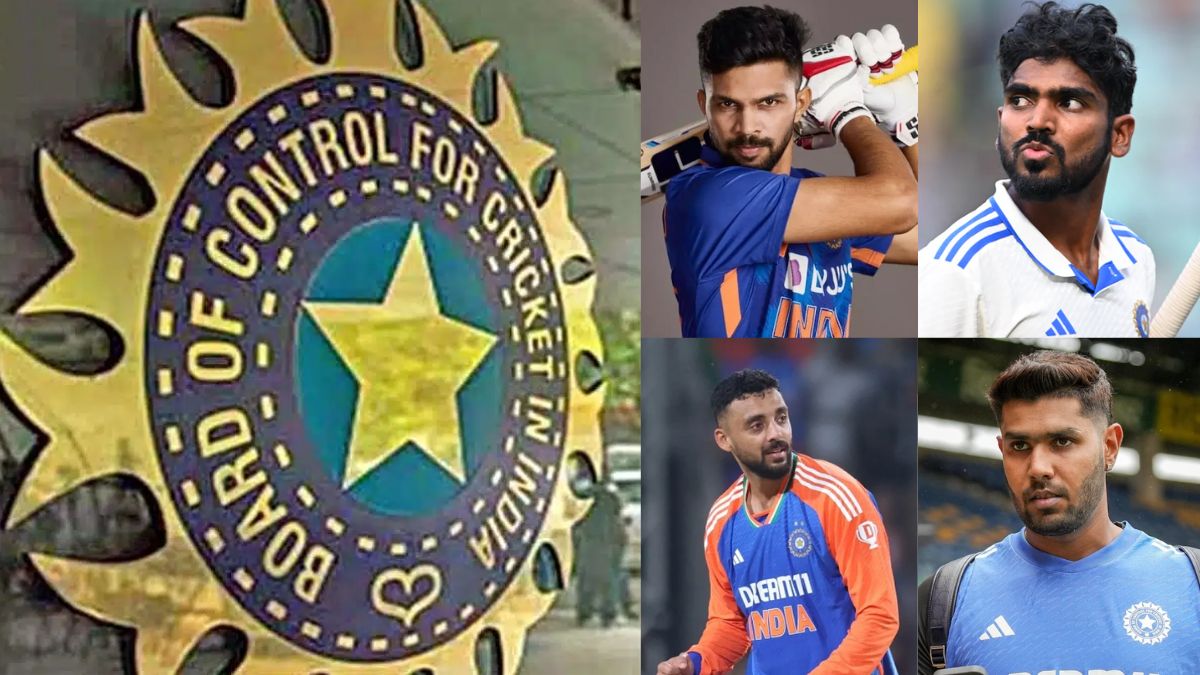 4 Indian players including Rituraj-KS Bharat out of BCCI Central Contract! Amazing promotion of Varun Chakraborty-Harshit Rana