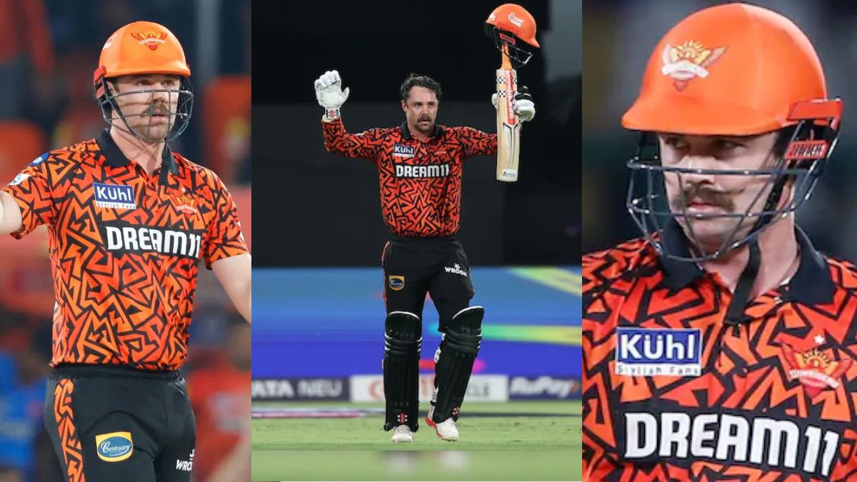 6,6,6,6,6,4,4,4 .... Travis Head's tsunami in IPL, played an explosive innings of 102 runs with 9 fours and 8 sixes