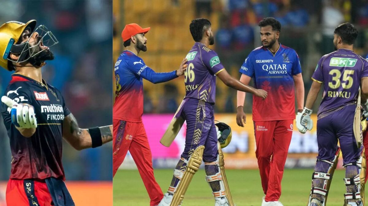 W,W,W,W,W..', Virat Kohli flopped in the first match against KKR, could score only 1 run, the entire RCB team also collapsed at 82 runs