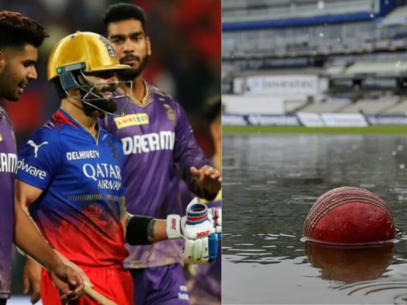 If the KKR vs RCB match is cancelled due to rain, then this team will be considered the winner, this is how the result will be declared