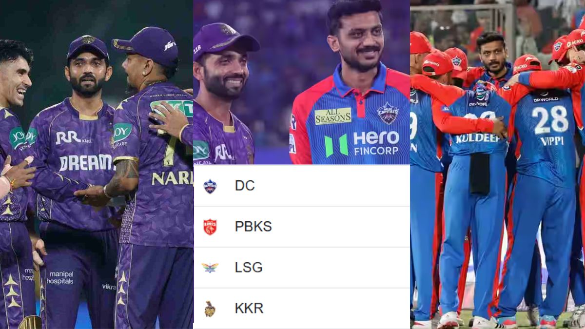 IPL 2025 POINTS TABLE: Kolkata got a new lease of life with victory, while Delhi's troubles increased, the journey of these 3 teams is almost over