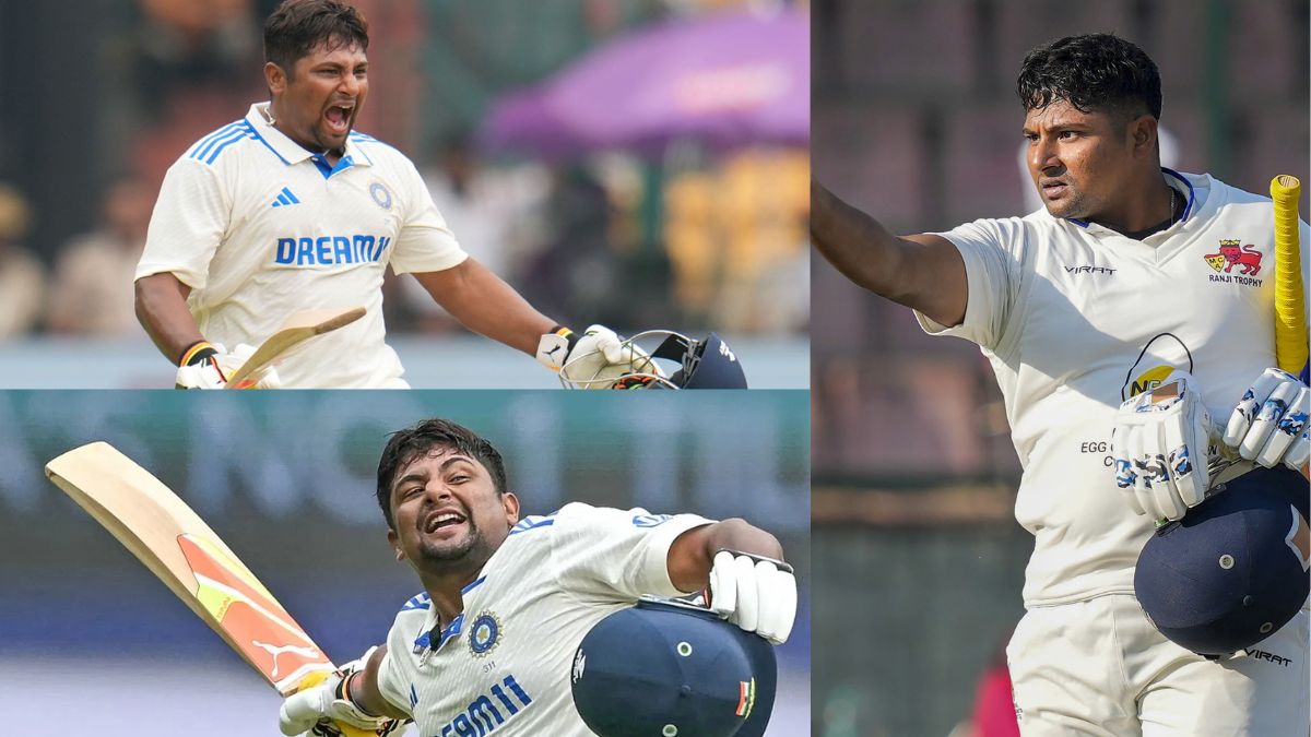 6,6,6,6,6,6….. 30 चौके 8 छक्के, सरफराज खान का आया तूफ़ान, चुटकियों में जड़ा तिहरा शतक 1