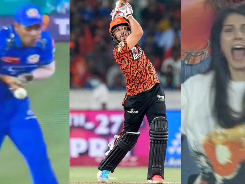 Kavya Maran almost got a shock, Surya dropped the catch of this player, then she felt relieved, video goes viral