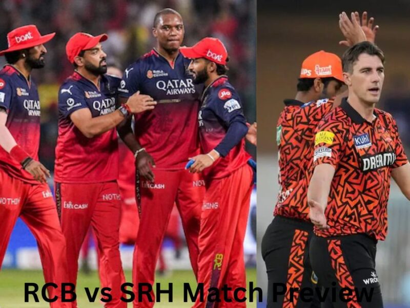 RCB vs SRH Match Preview in Hindi: This team will once again be crowned with victory, know how the pitch will play