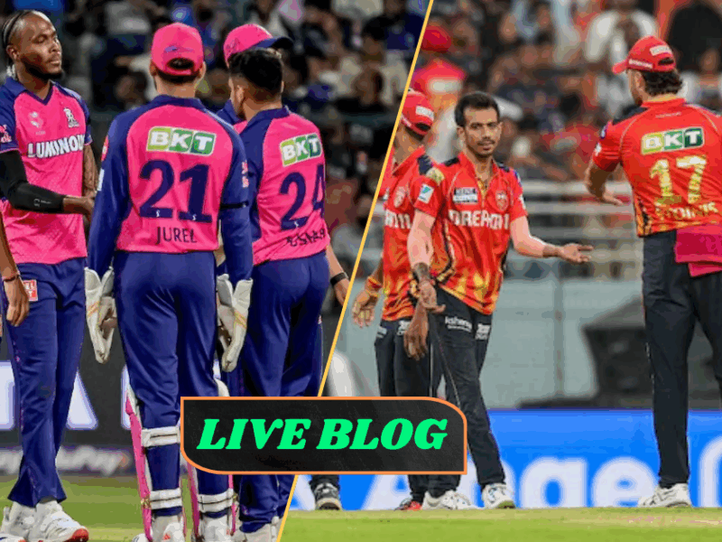 RR vs PBKS LIVE BLOG