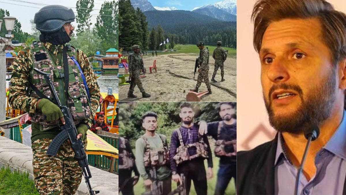...... so that's why Shahid Afridi was feeling so much pain, his brother turned out to be the terrorist of Pahalgam