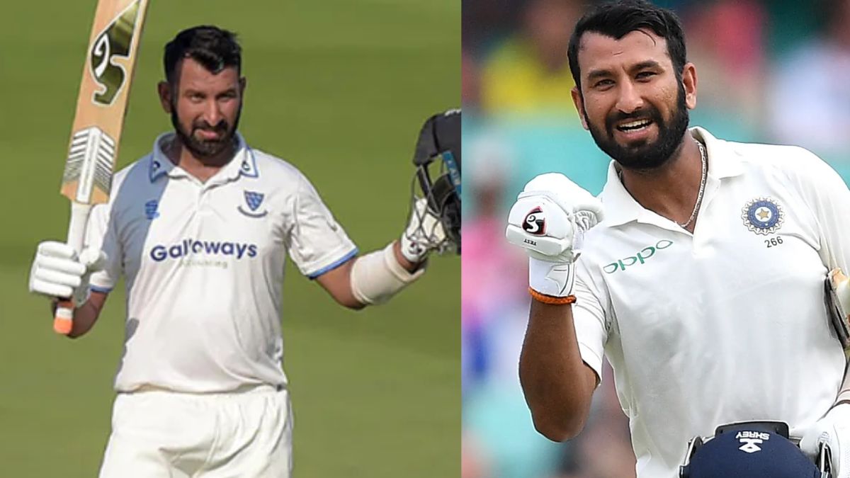 6,6,6,4,4,4,4,4,4,4,4..... Cheteshwar Pujara thrashed the Ranji bowlers one by one, single-handedly played a huge innings of 352 runs
