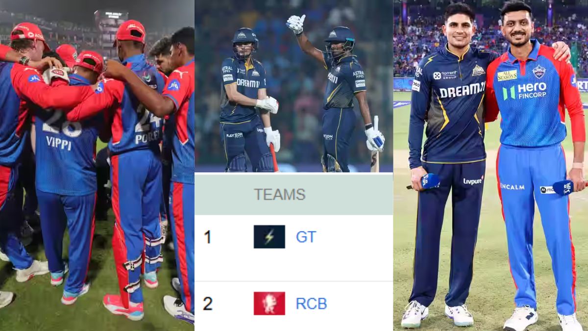 IPL 2025 POINTS TABLE: Along with GT, these 2 teams also went to the playoffs, now this team at number 4 is sure to qualify