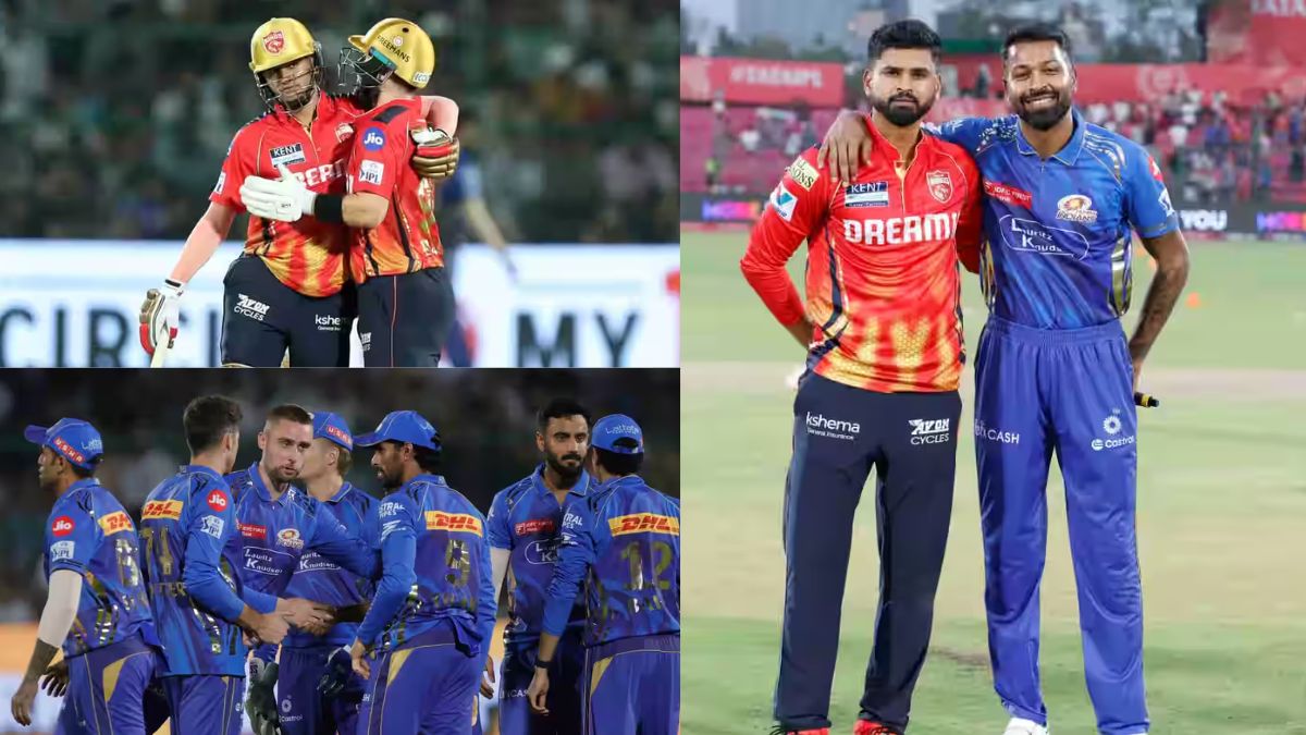 PBKS vs MI MATCH HIGHLIGHTS: '37 fours-16 sixes', Punjab broke Mumbai's pride, Iyer's trick worked, got a great win by 7 wickets