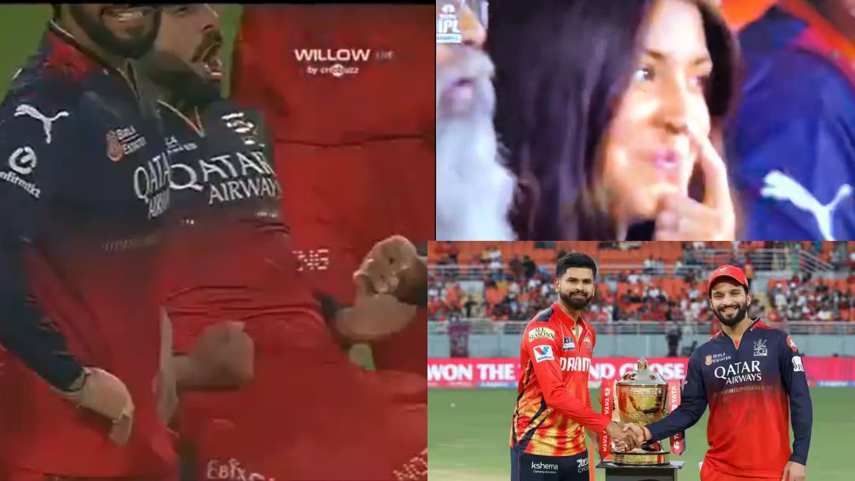 PBKS vs RCB: Anushka Sharma blushed after seeing Virat Kohli's obscene celebration, video goes viral