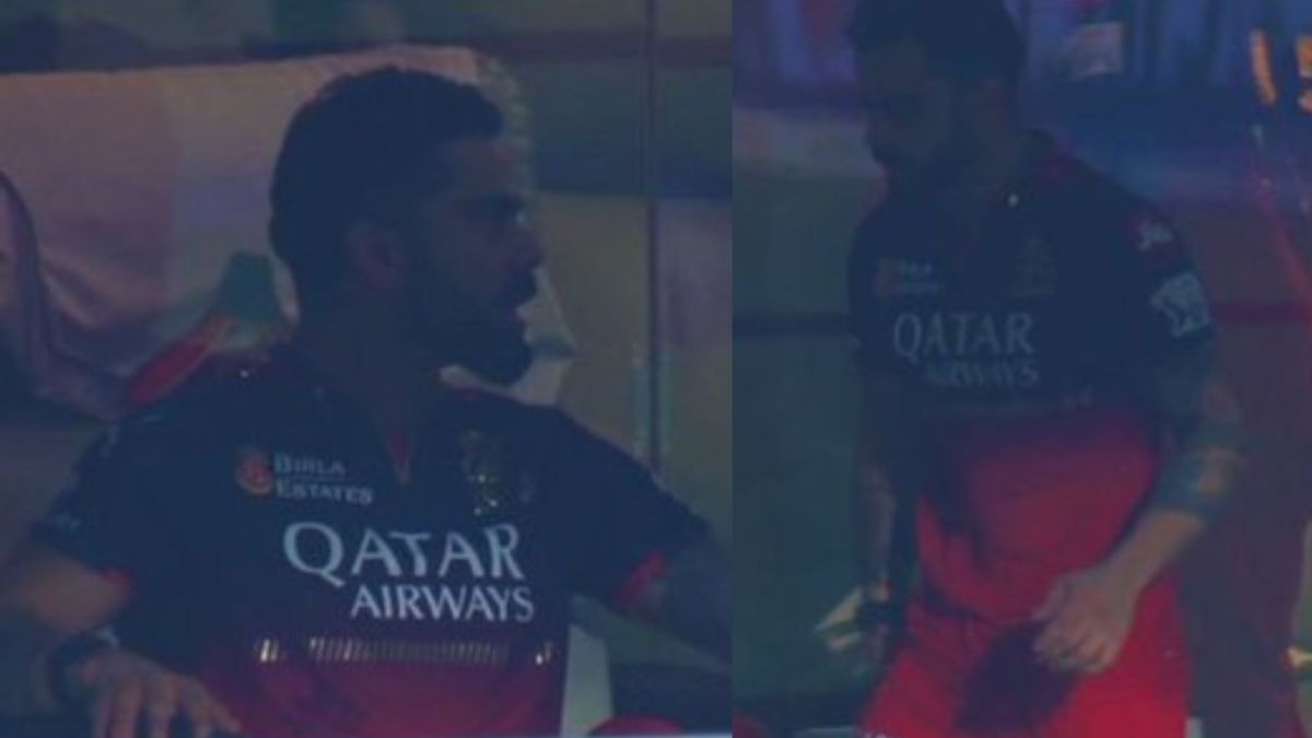 PBKS vs RCB: After getting out, Virat Kohli slammed the door, got abused from the dressing room, video goes viral