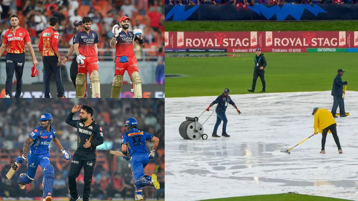 RCB-PBKS-GT-MI, if all the matches are now cancelled due to rain, then this team will be considered the champion of IPL 2025