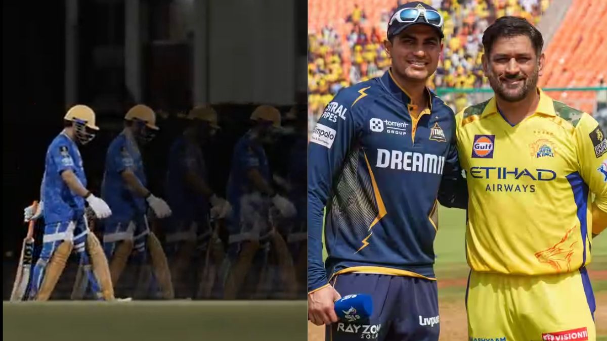 MS Dhoni came on the field to play IPL for the last time, CSK created a stir by posting a video