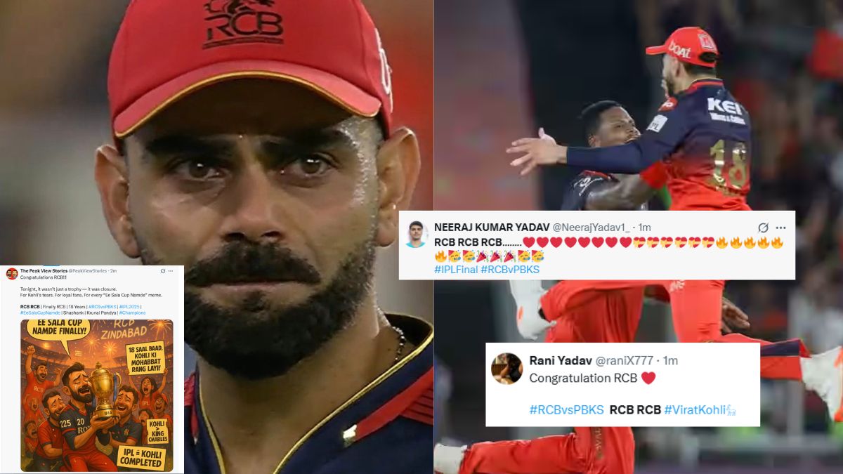 'EE SALA CUP NAMDU..', dream comes true after 17 years, fans get emotional on RCB's victory, shower love on Kohli like this