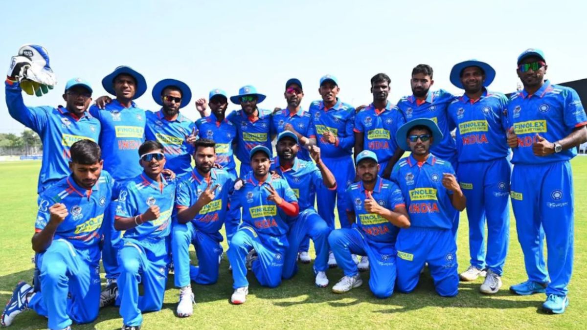 india disabled cricket team
