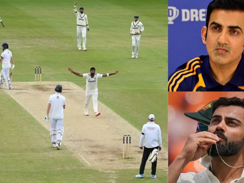 Coach Gambhir got angry at Kohli's generosity and he was thrown out of Team India