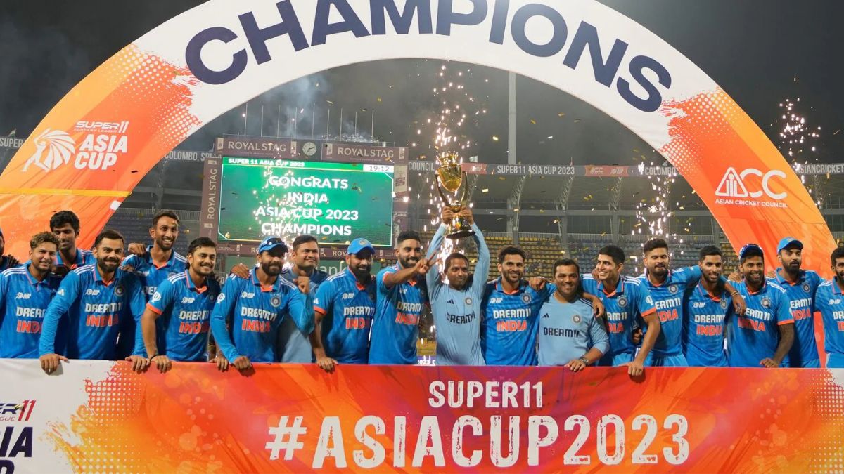 Team India Asia cup champion