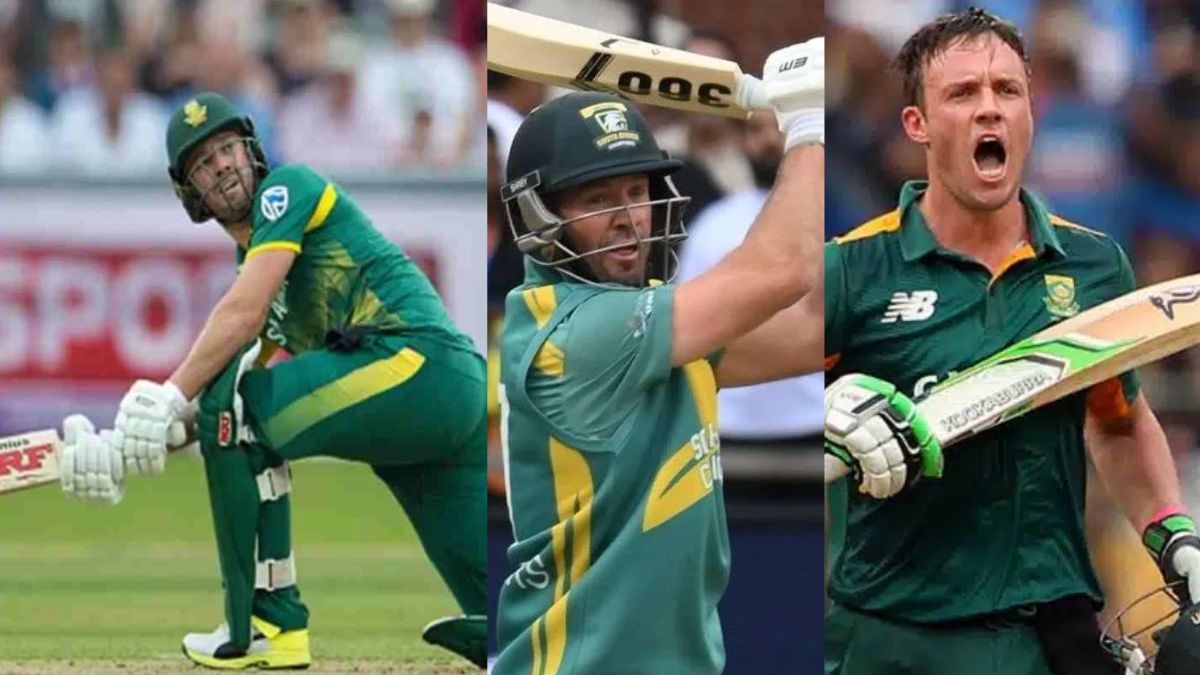 6,6,6,6,6,6..... AB de Villiers thrashed Australia in WCL, scored 123 runs in just 46 balls