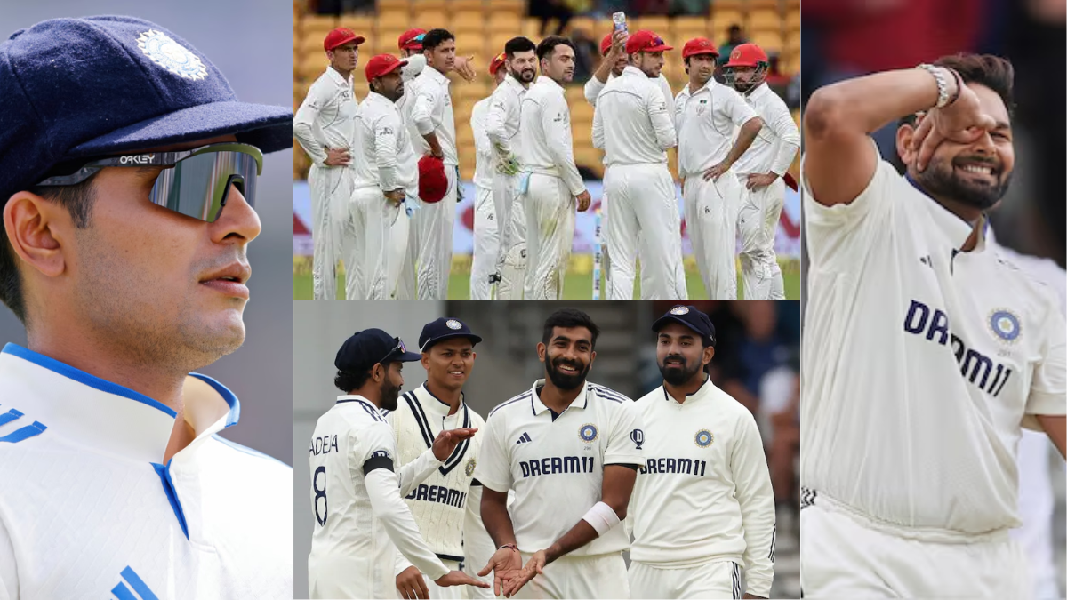 Team India fixed for a test match to be held against Afghanistan, Shubman Gill captain Pant vice captain
