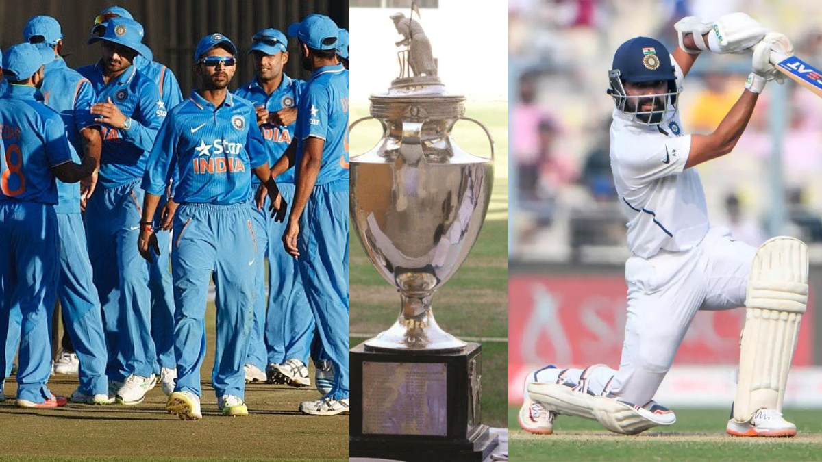 Ajinkya Rahane's bat roared in Ranji, played a stormy inning of 265 runs while defeating the bowlers.
