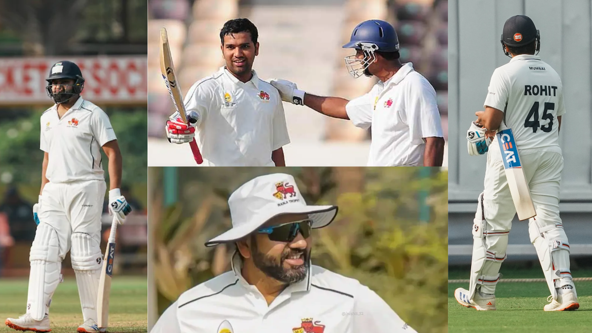 Rohit Sharma's stormy batting in Ranji, scored a triple century with a strike rate of 96 in the red ball game, scored 309 runs.