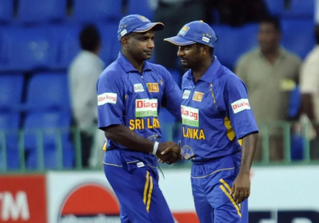 Muttiah Muralitharan & Sanath Jayasuriya 