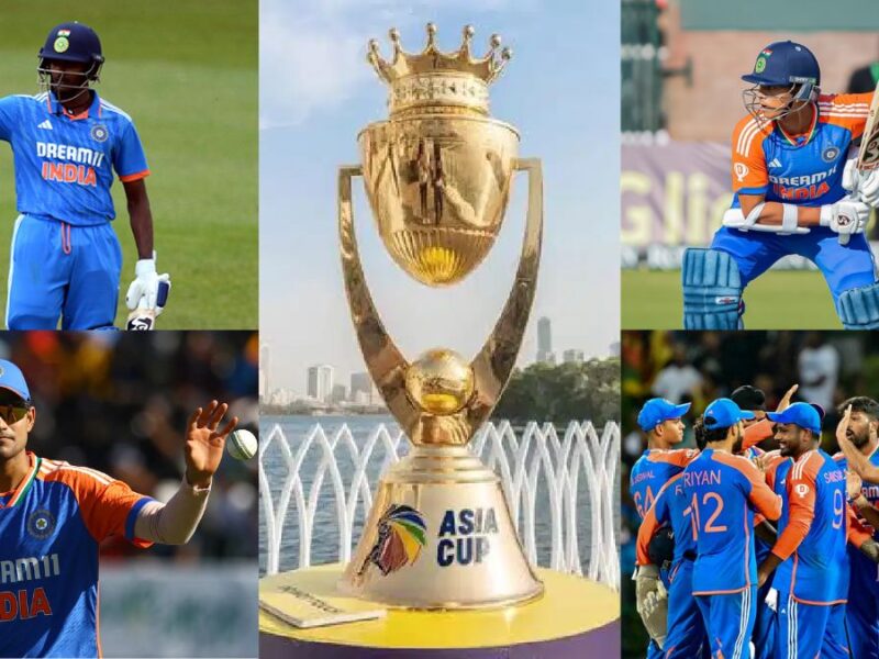 एशिया कप के लिए टीम इंडिया का ऐलान! गिल, जायसवाल, साई सुदर्शन को भी जगह