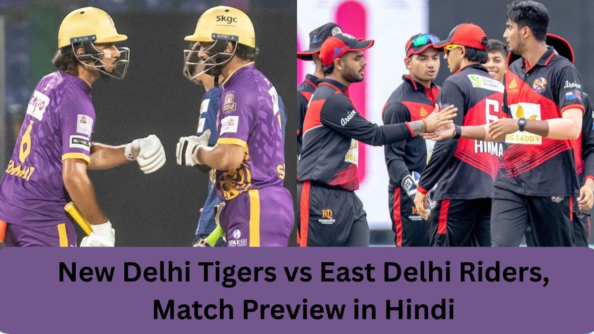 New Delhi Tigers vs East Delhi Riders