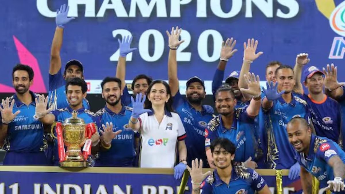 mumbai indians ipl trophy